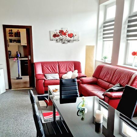 Ferienwohnung "Blick Mylau" - Naehe Freizeitpark Plohn & Weltgroesster Ziegelsteinbruecke Reichenbach im Vogtland Kültér fotó
