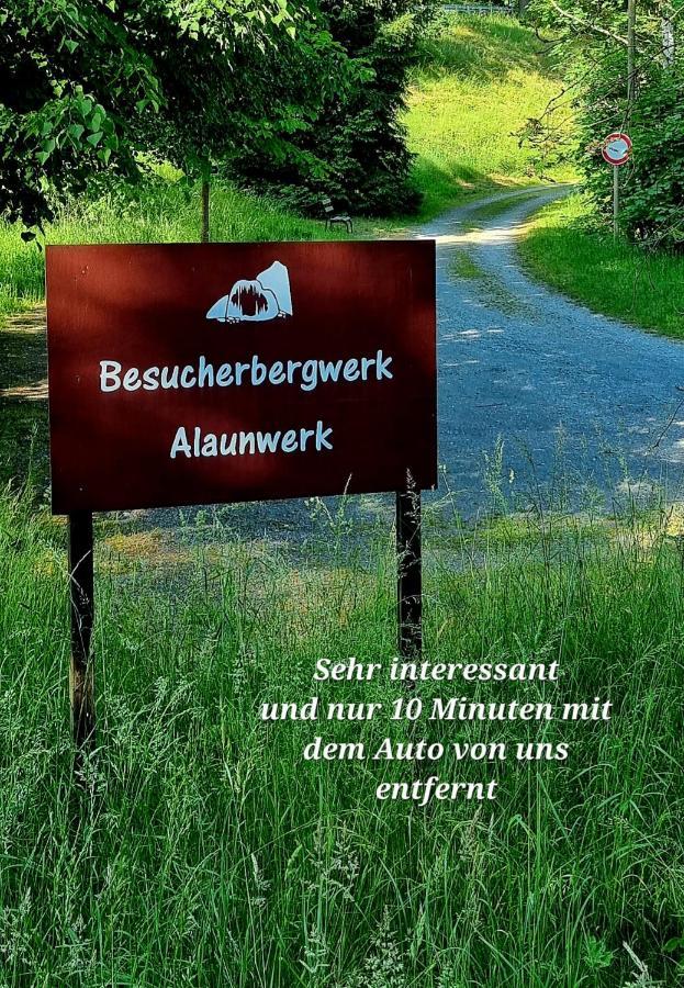 Ferienwohnung "Blick Mylau" - Naehe Freizeitpark Plohn & Weltgroesster Ziegelsteinbruecke Reichenbach im Vogtland Kültér fotó
