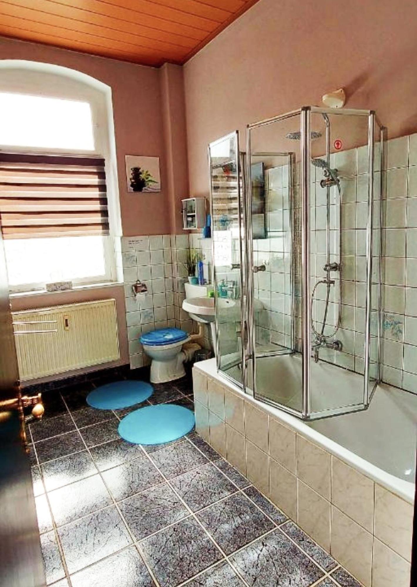 Ferienwohnung "Blick Mylau" - Naehe Freizeitpark Plohn & Weltgroesster Ziegelsteinbruecke Reichenbach im Vogtland Kültér fotó