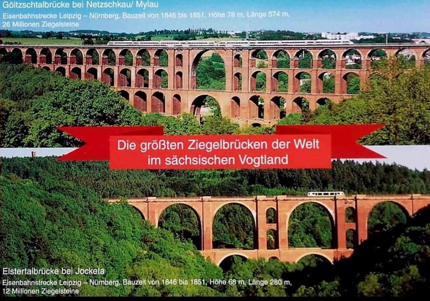 Ferienwohnung "Blick Mylau" - Naehe Freizeitpark Plohn & Weltgroesster Ziegelsteinbruecke Reichenbach im Vogtland Kültér fotó